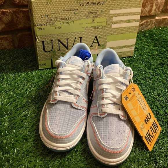Union LA x Nike Dunk Low Blue MENS 4.5 DJ9649-400 - Picture 1 of 11